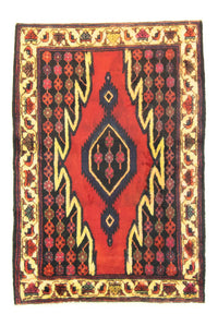 Perserteppich - Nomadic 151 x 103 cm - rot