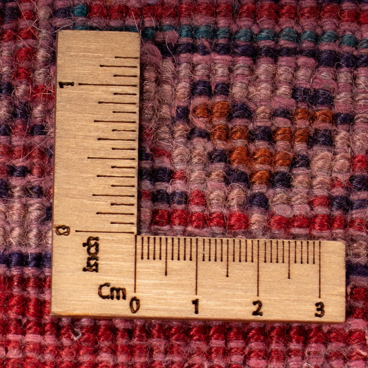 Orientteppich 208 x 135 cm - dunkelrot