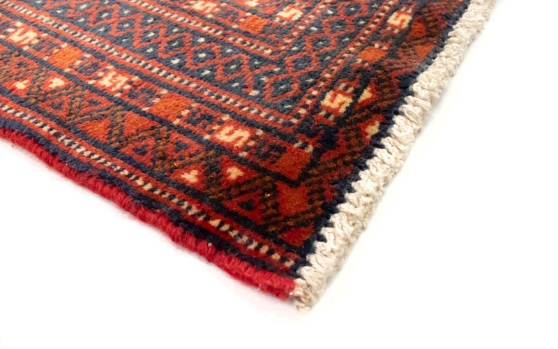 Turkaman Teppich 100 x 50 cm - rot