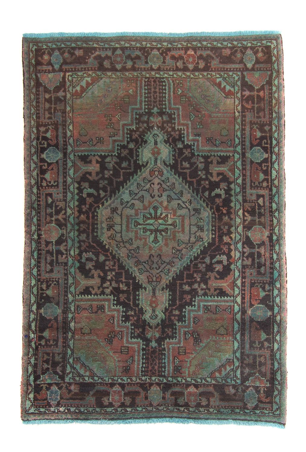 Orientteppich 174 x 120 cm - hellblau