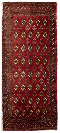 Turkaman Teppich 130 x 60 cm - rot