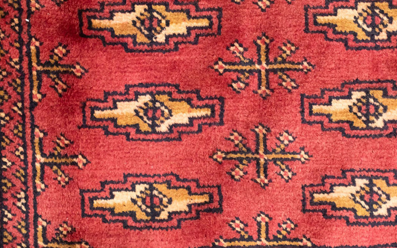 Turkaman Teppich 130 x 60 cm - rot
