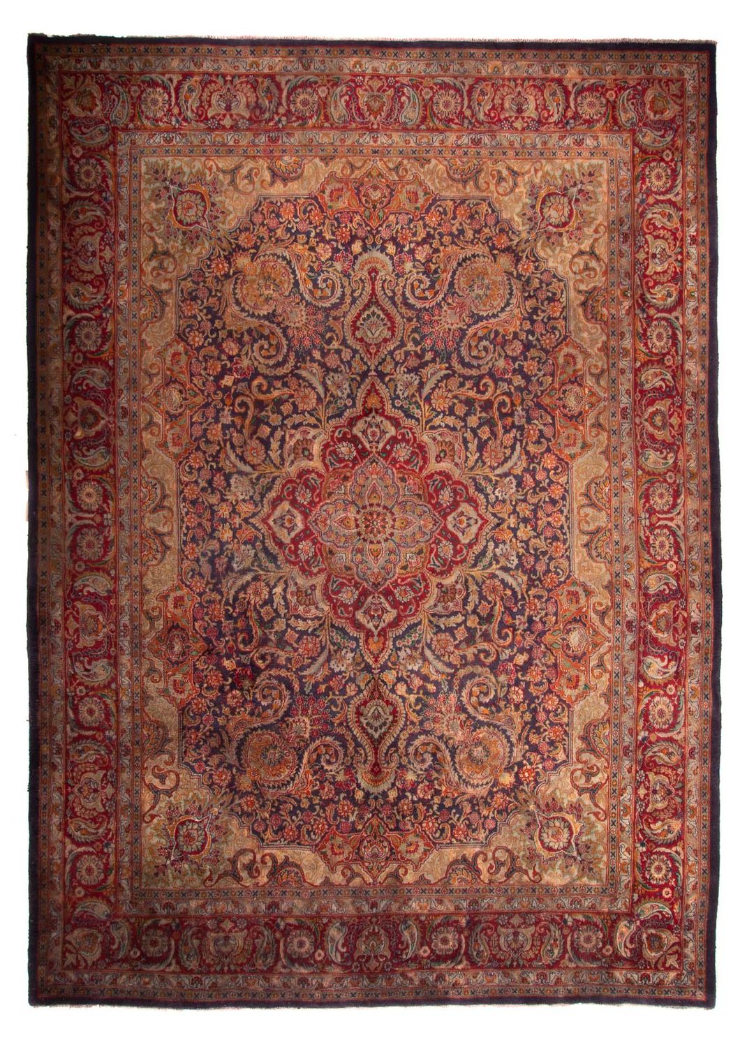 Orientteppich 383 x 295 cm - dunkelrot