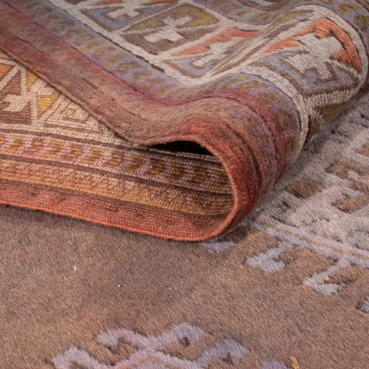 Orientteppich 285 x 200 cm - dunkelbraun