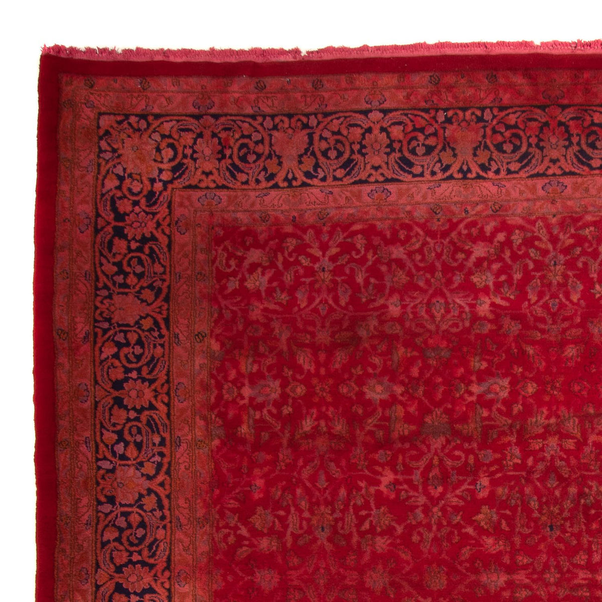 Orientteppich 255 x 355 cm - dunkelrot