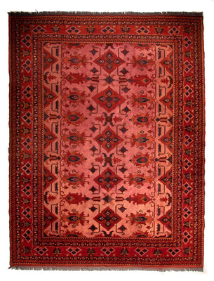 Orientteppich 396 x 306 cm - dunkelrot