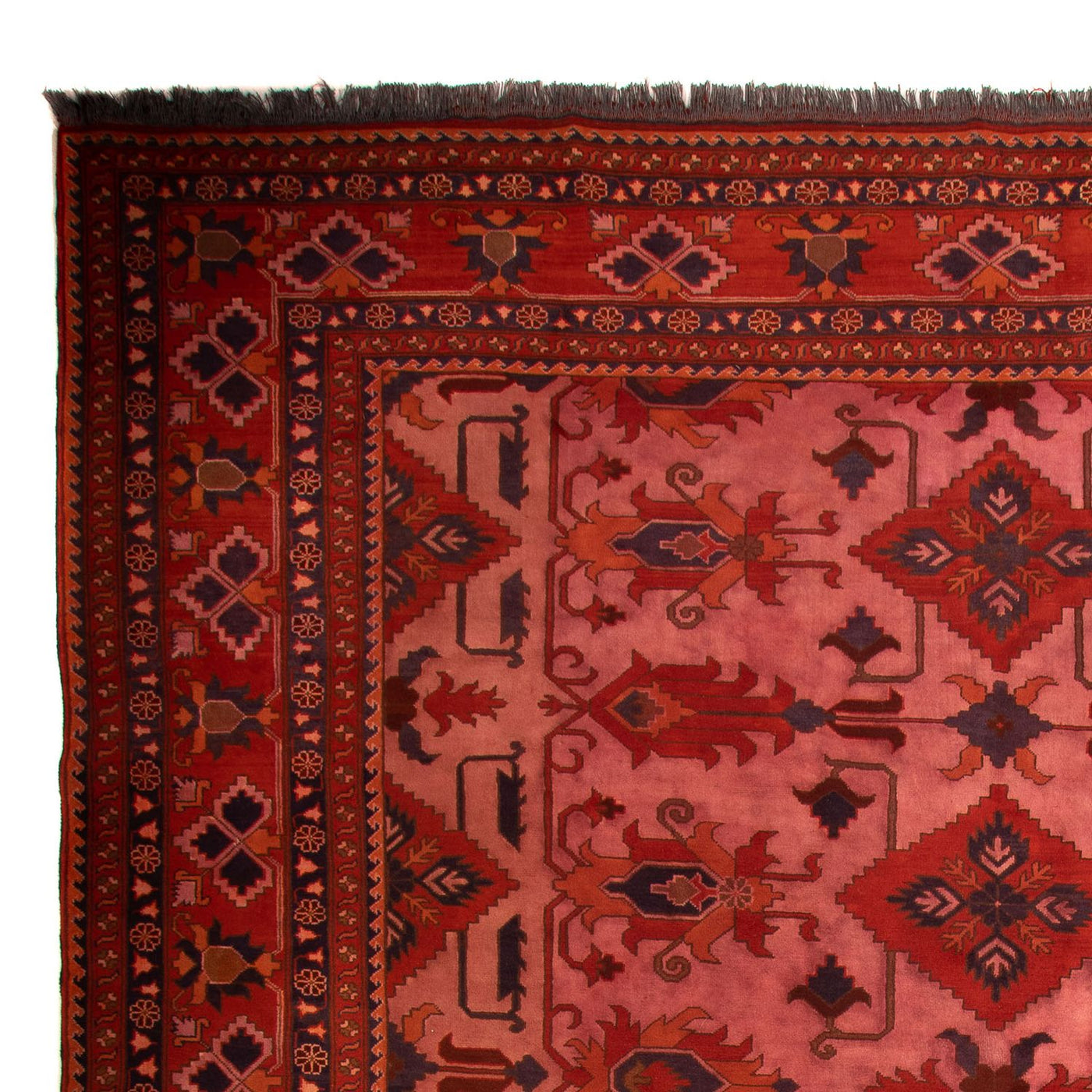 Orientteppich 396 x 306 cm - dunkelrot