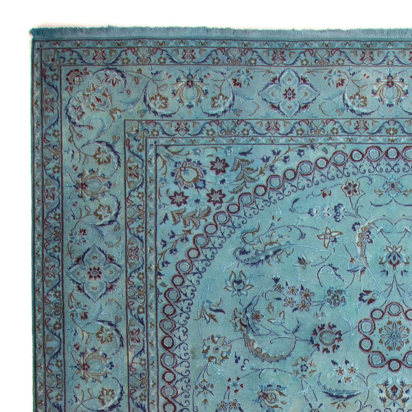 Orientteppich 350 x 250 cm - hellblau