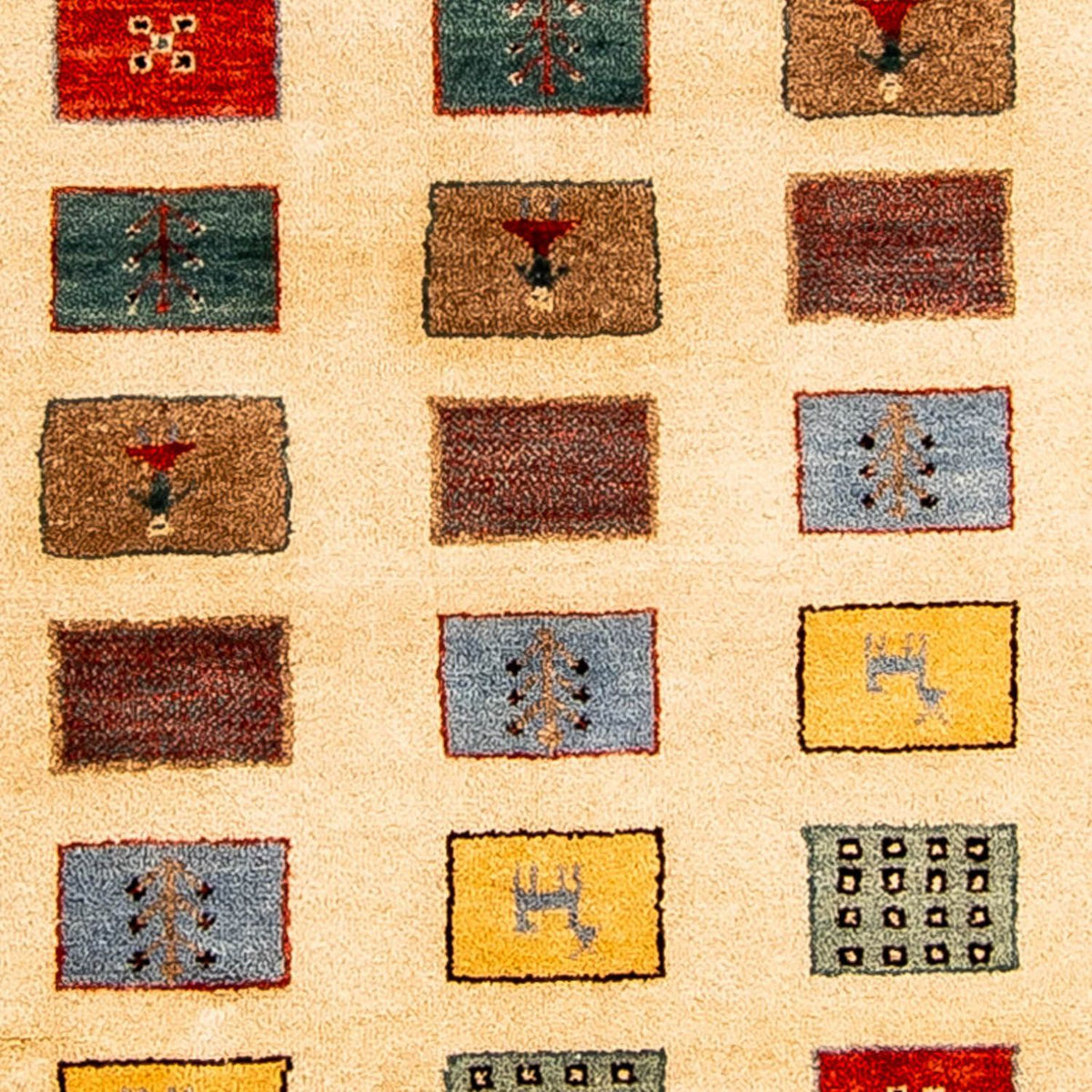 Gabbeh Teppich - Loribaft Indus 197 x 144 cm