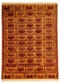 Seidenteppich - Afghan Seide 173 x 126 cm Teppichbrücke
