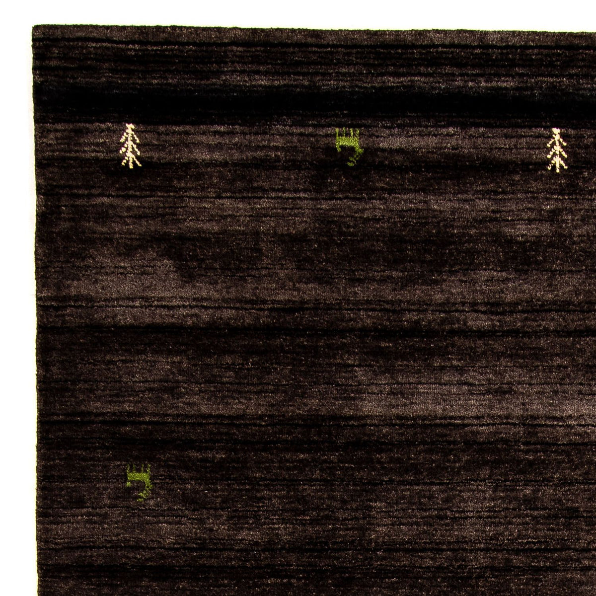 Gabbeh Teppich - Indus 203 x 295 cm - dunkelbraun