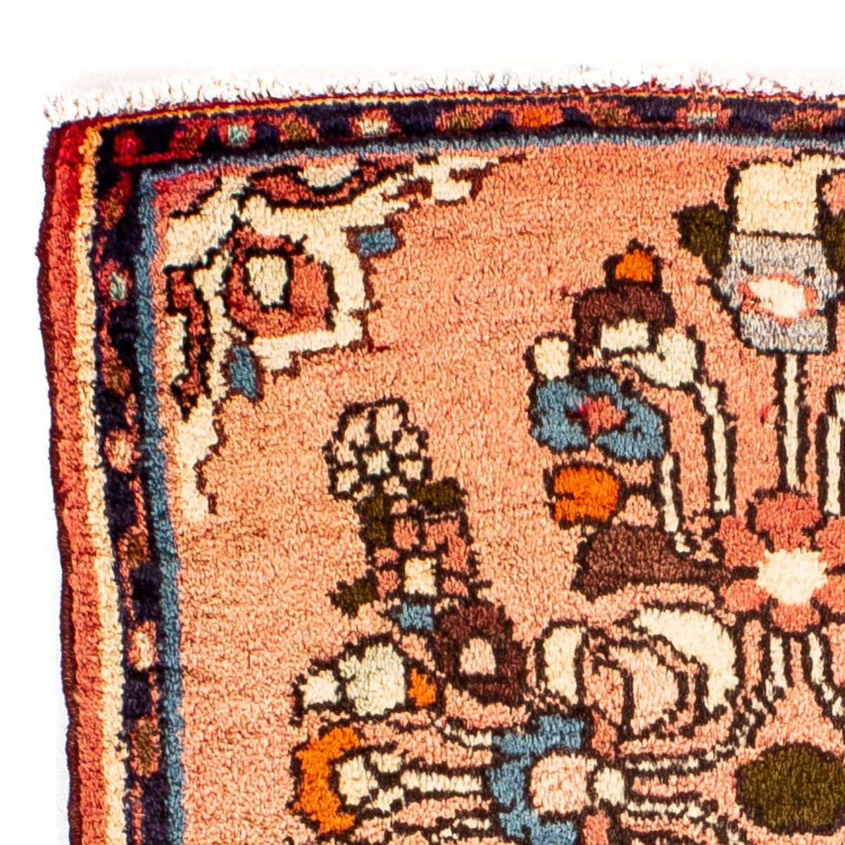 Perserteppich - Classic 63 x 54 cm - hellrot