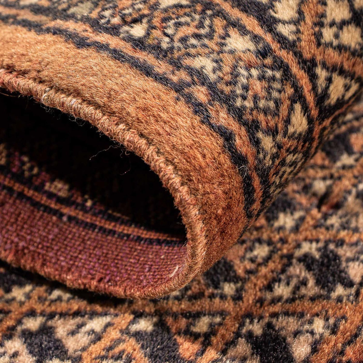 Pakistan Teppich 63 x 32 cm - dunkelrot