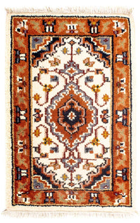 Orientteppich - Bidjar - Indus 91 x 60 cm - beige
