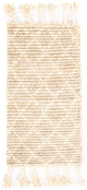 Wollteppich 62 x 32 cm Fußmatte