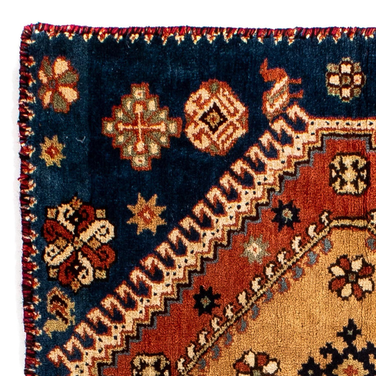 Perserteppich - Nomadic 70 x 68 cm - dunkelblau