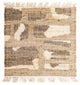 Kelim Modern Teppich 62x61cm - Wollteppich