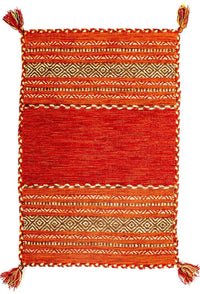 Kelim Teppich - Trendy 90 x 60 cm - rot
