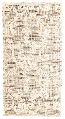 Moderner Teppich 120 x 60 cm - beige