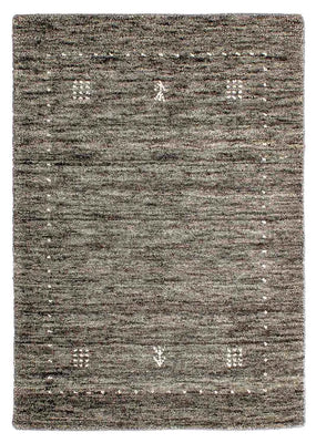 Gabbeh Teppich - Loribaft Indus 95 x 63 cm - grau