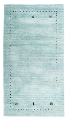 Gabbeh Teppich - Loribaft Indus 140 x 70 cm - hellblau