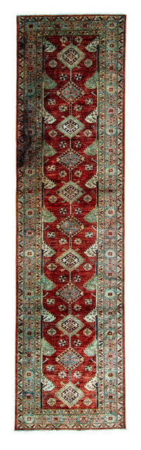 Orientteppich 315 x 82 cm - dunkelrot