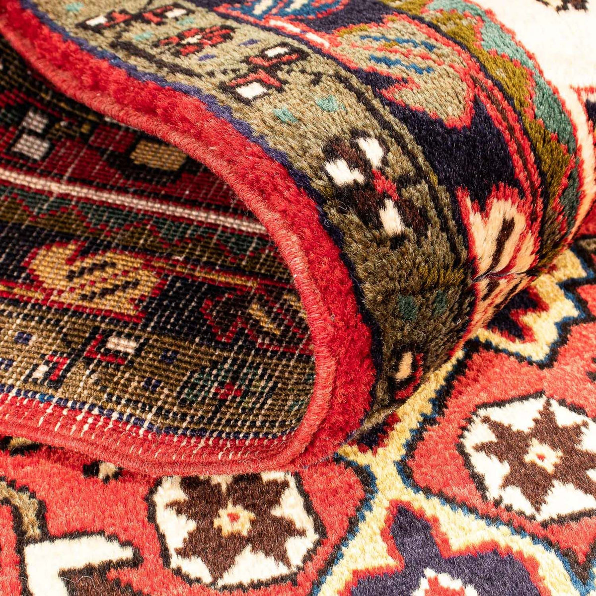 Perserteppich - Nomadic 213 x 86 cm - dunkelrot