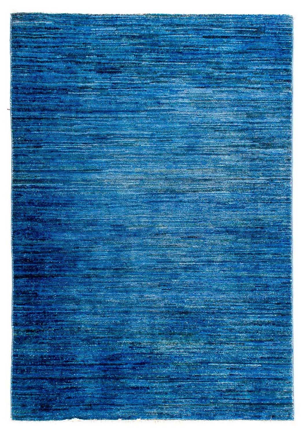Ziegler Teppich - Modern 125 x 85 cm - blau