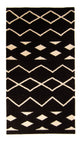 Kelim Teppich - Trendy 80 x 160 cm - dunkelblau