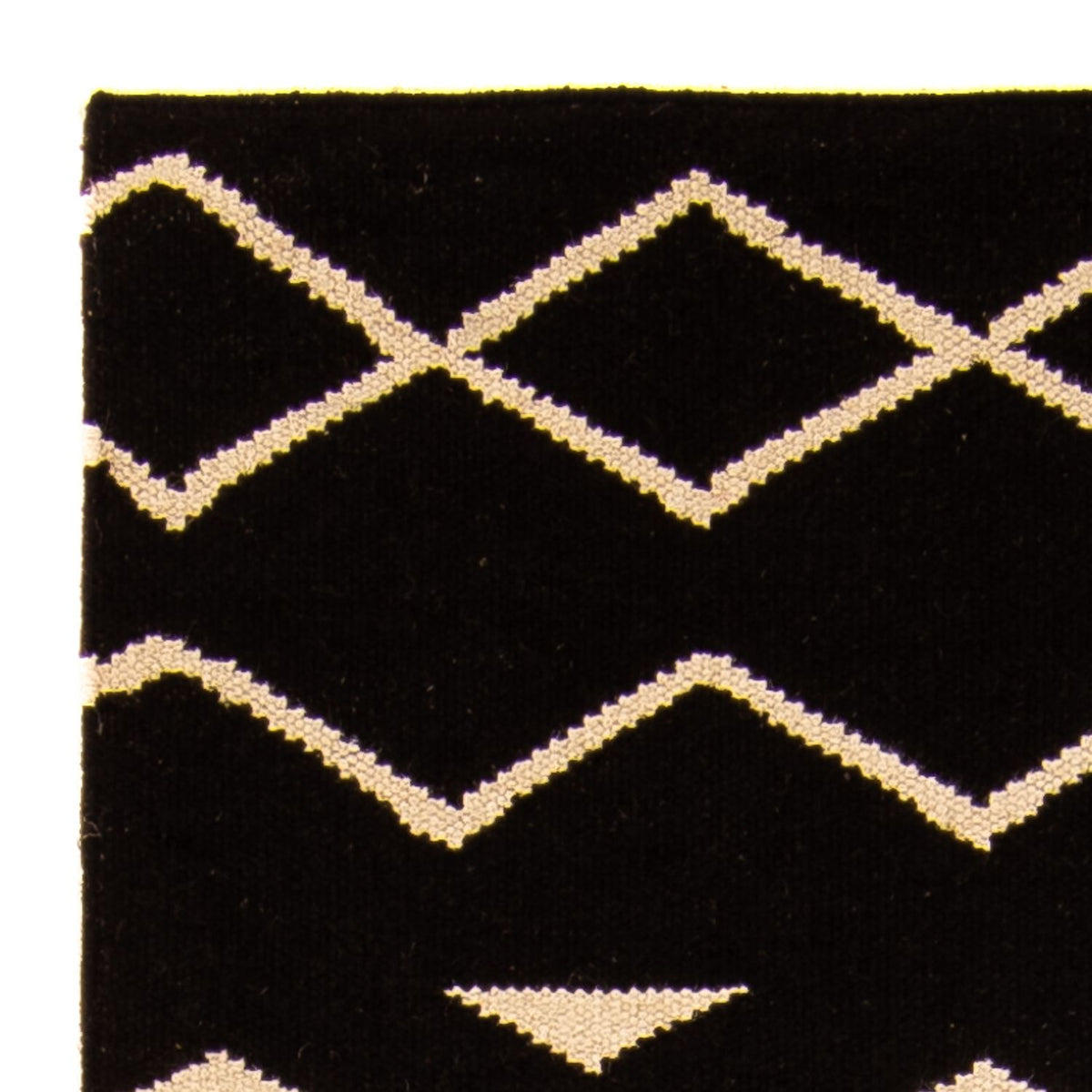 Kelim Teppich - Trendy 80 x 160 cm - dunkelblau