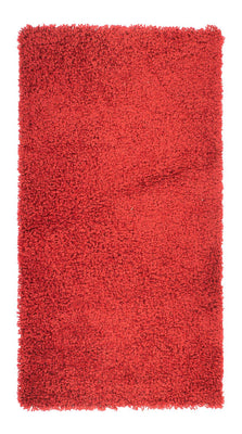 Hochflor Teppich 110 x 60 cm - rot