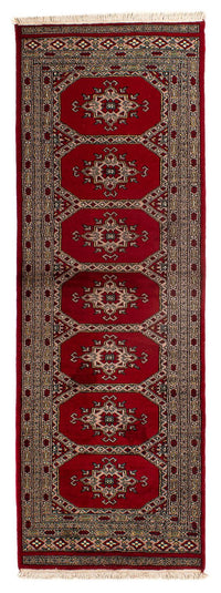 Pakistan Teppich 192 x 64 cm - dunkelrot