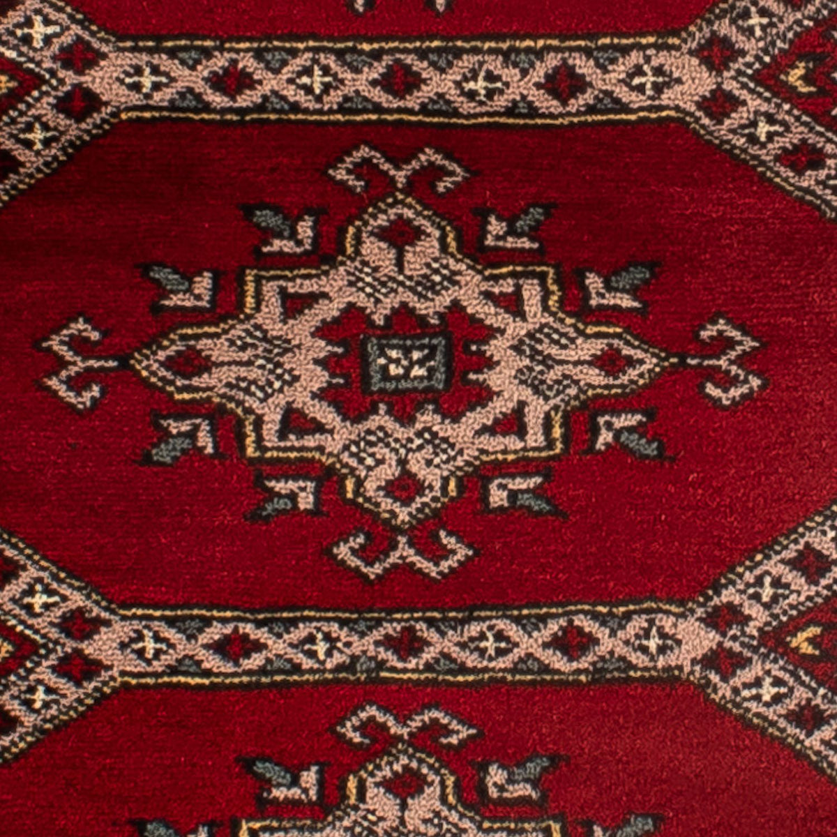 Pakistan Teppich 192 x 64 cm - dunkelrot