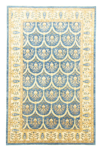 Ziegler Teppich 208x278cm - Orientteppich - hellblau