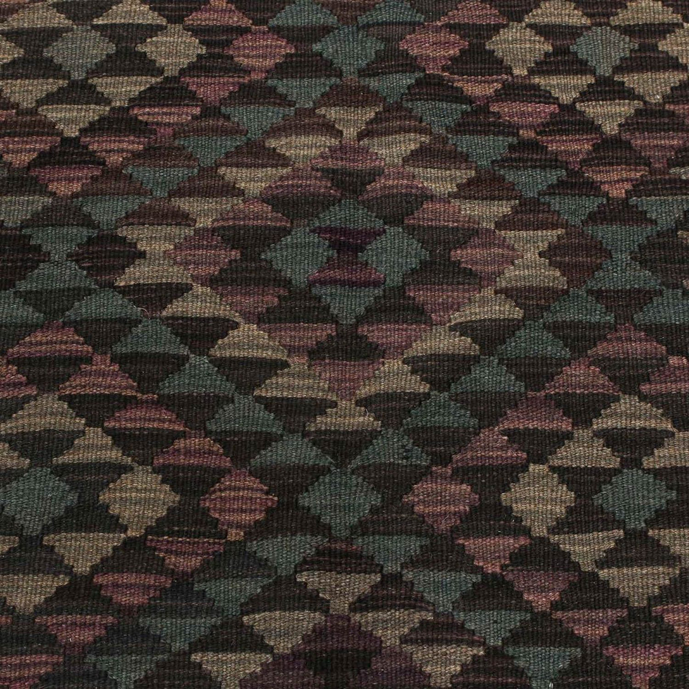Kelim Maimene Teppich 201x163cm - Wollteppich