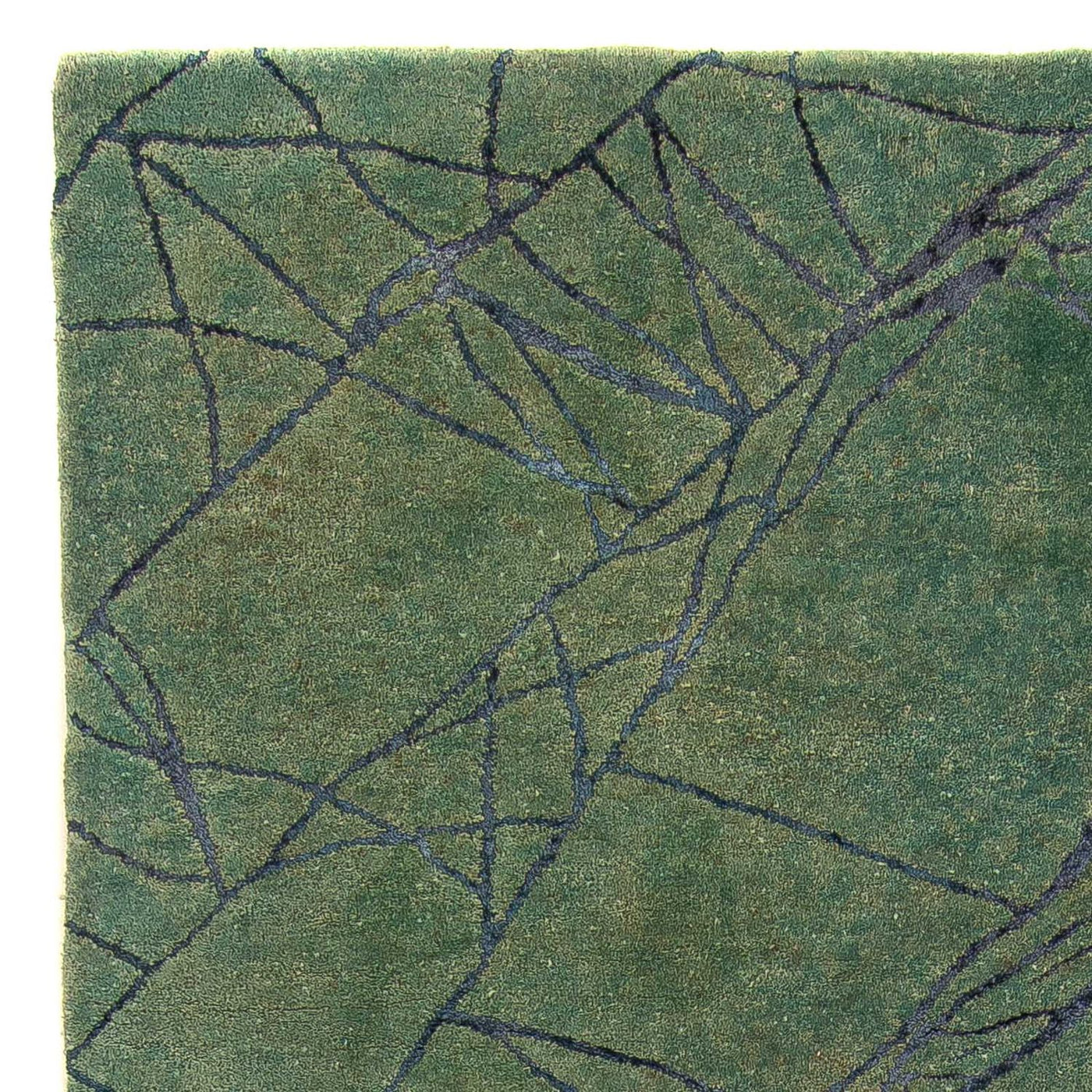 Wollteppich 247 x 147 cm Wohnzimmer Teppich