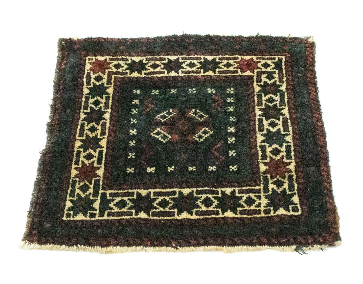 Afghan Teppich 35 x 33 cm