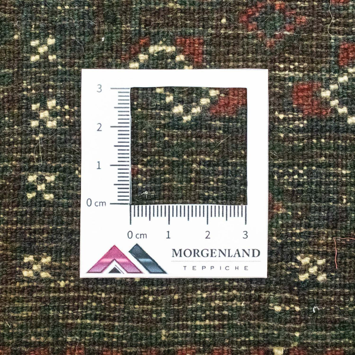 Afghan Teppich 35 x 33 cm