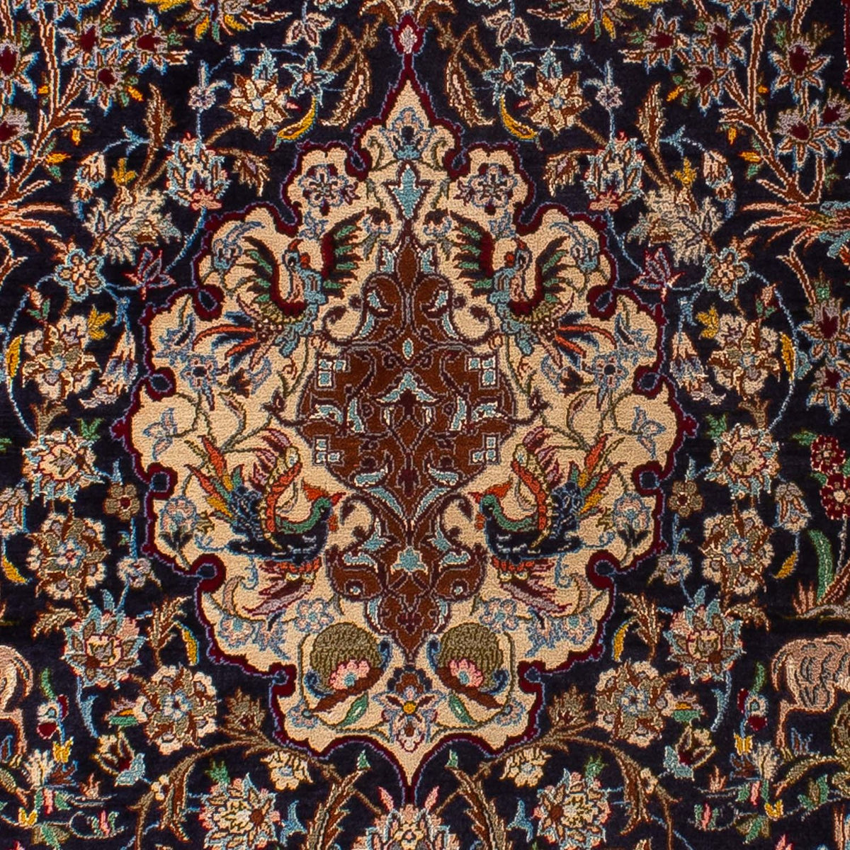 Perserteppich - Isfahan - Premium 173 x 117 cm - dunkelblau