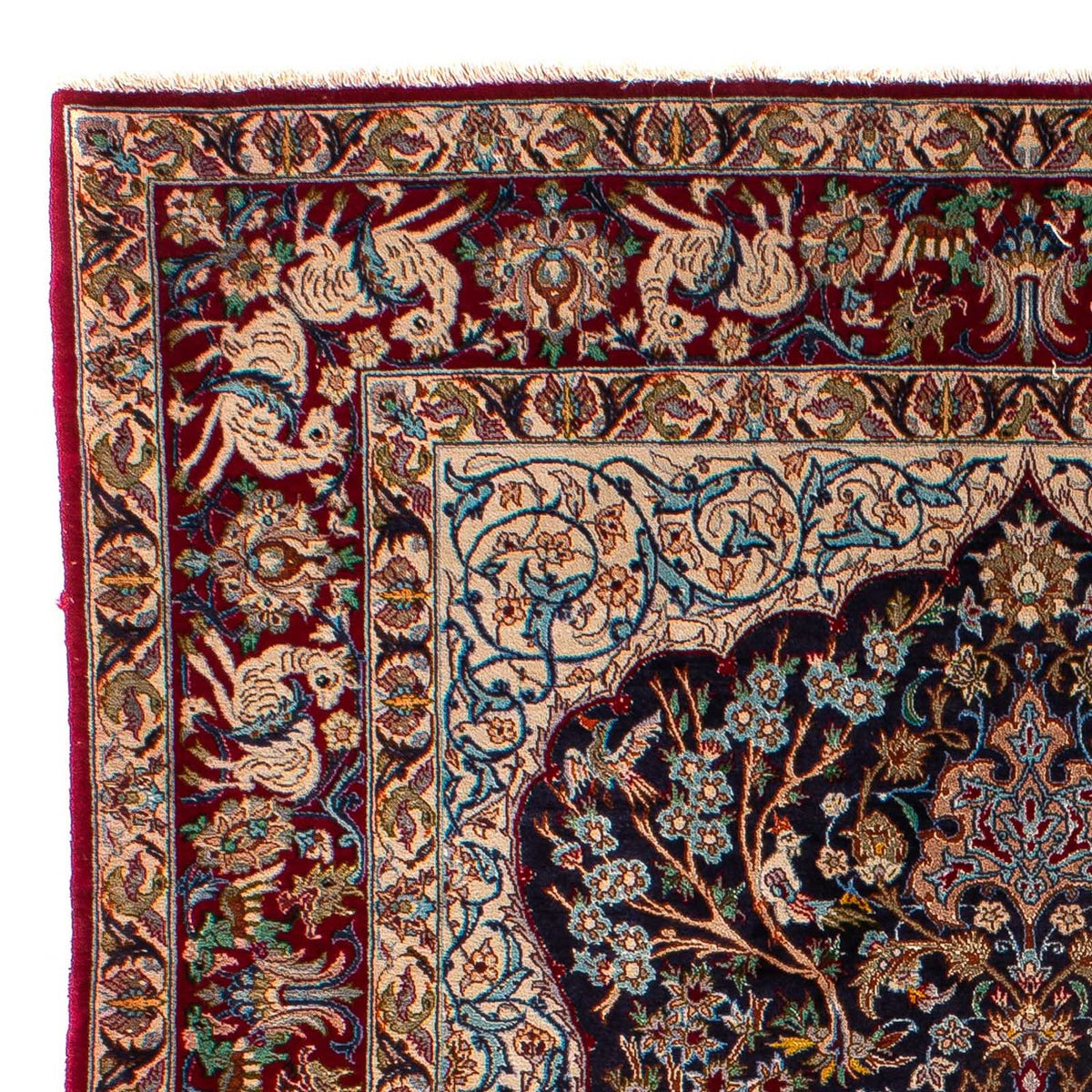 Perserteppich - Isfahan - Premium 173 x 117 cm - dunkelblau