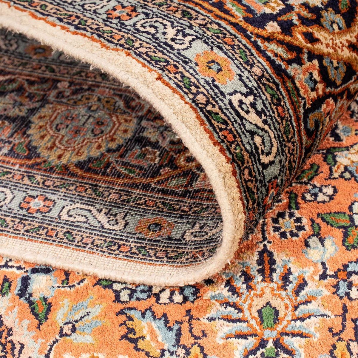 Seidenteppich - Kaschmir Seide 182 x 121 cm Teppichbrücke