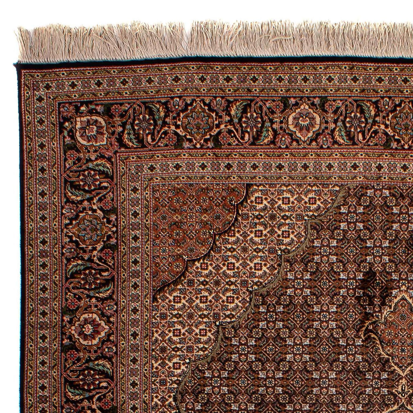 Perserteppich - Täbriz - Royal 202 x 150 cm - braun