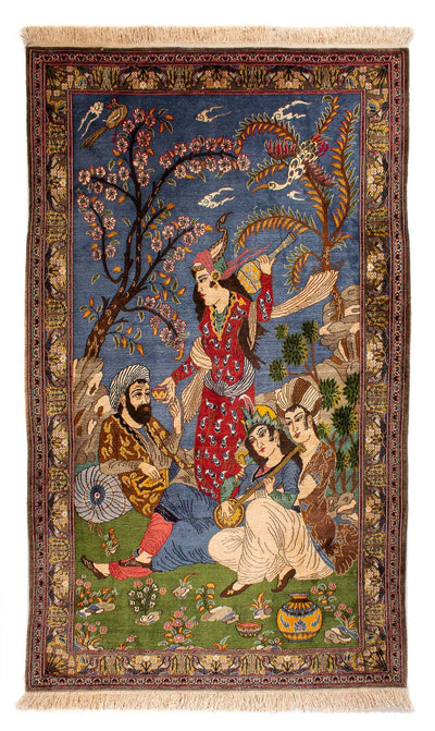 Täbriz - 50 Raj Teppich 117x198cm - Perserteppich