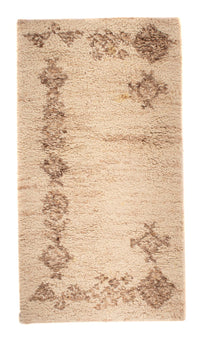 Berber Teppich 100 x 52 cm - beige