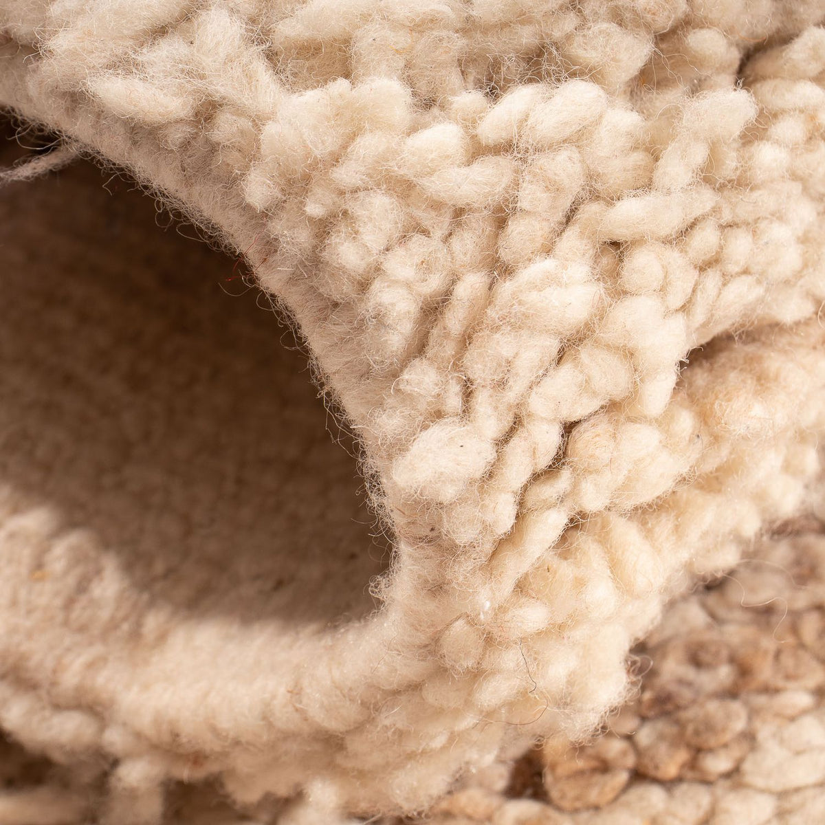 Berber Teppich 100 x 52 cm - beige