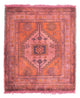 Orientteppich 80 x 67 cm - hellrot