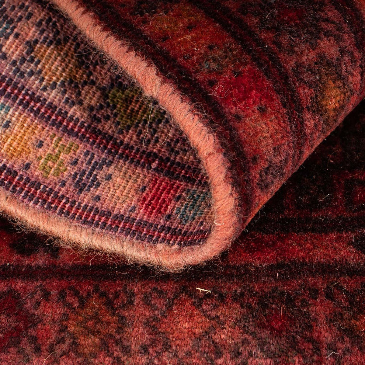 Orientteppich 76 x 56 cm - hellrot