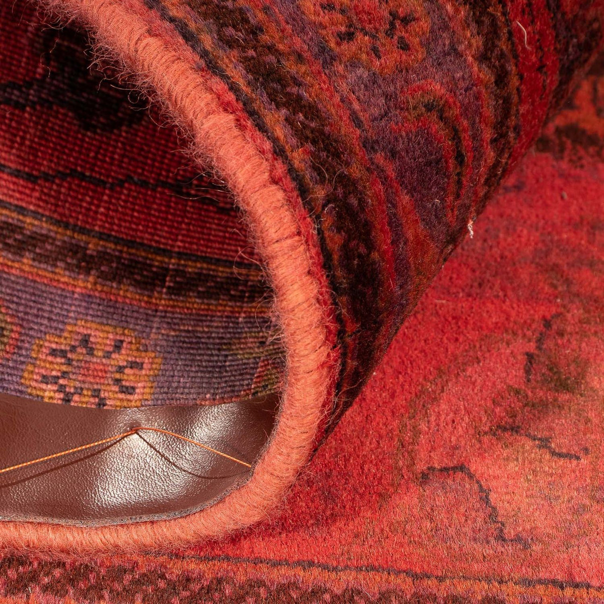 Orientteppich 96 x 65 cm - dunkelrot