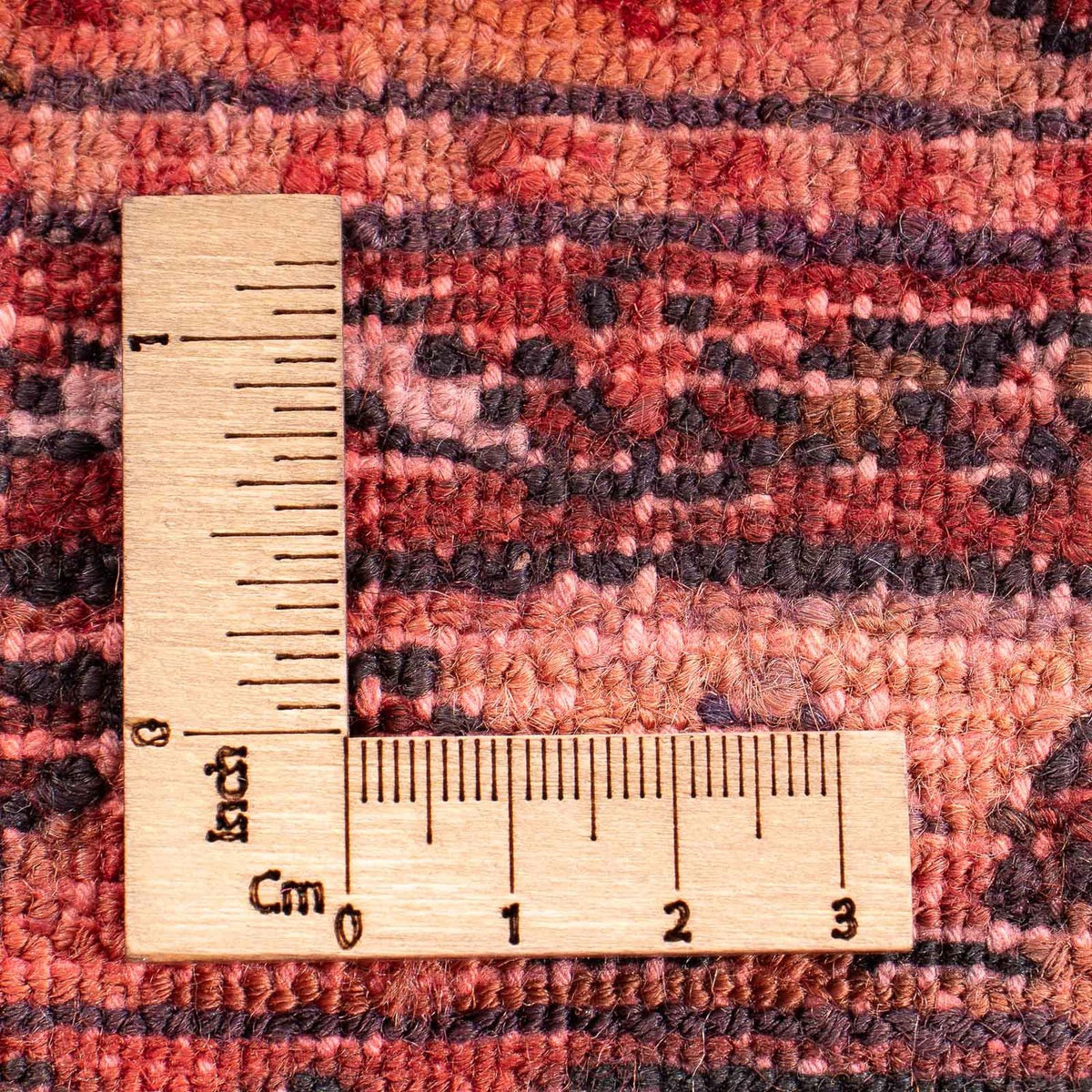 Orientteppich 80 x 68 cm - hellrot