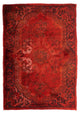Orientteppich 93 x 60 cm - dunkelrot